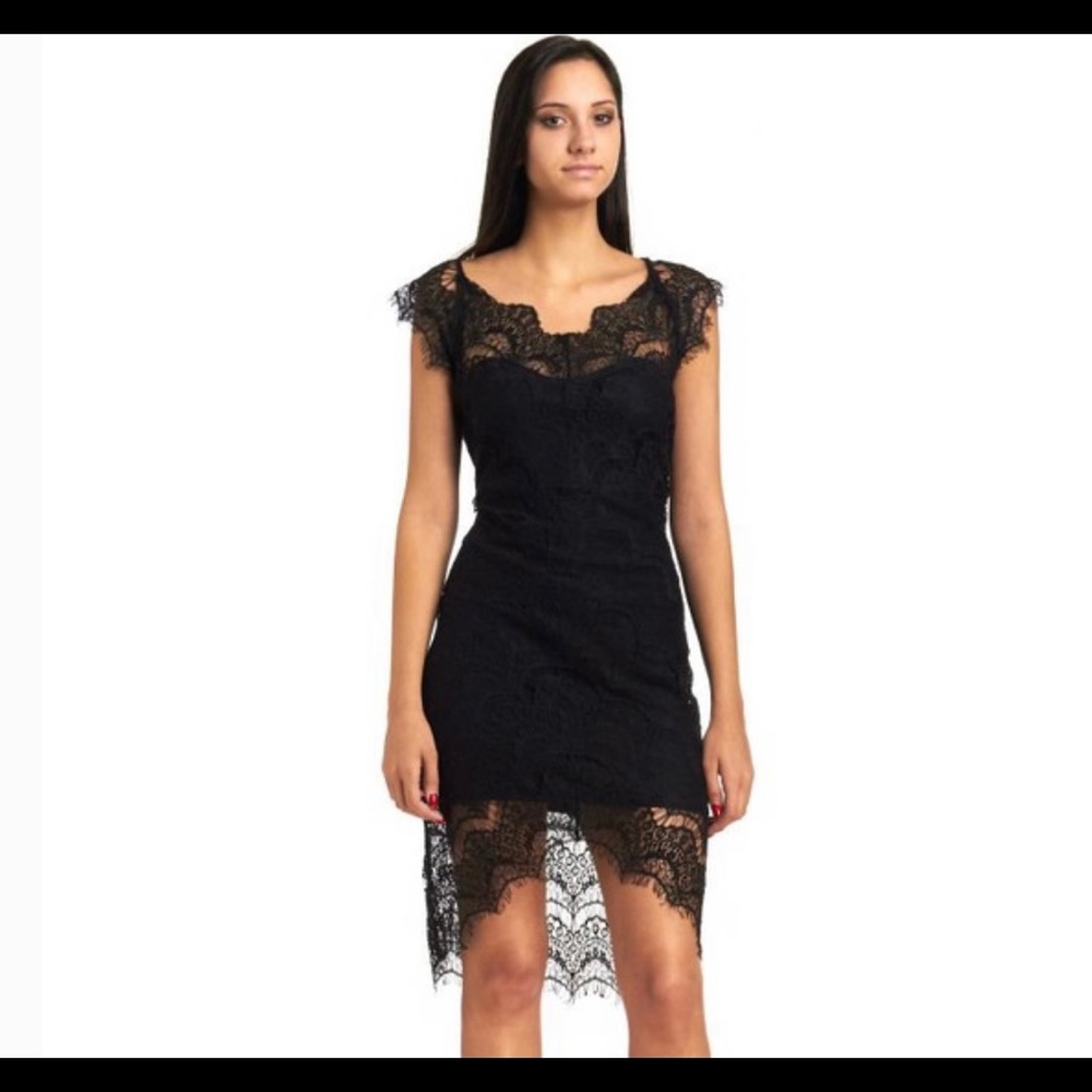 FP one lace slip shift dress